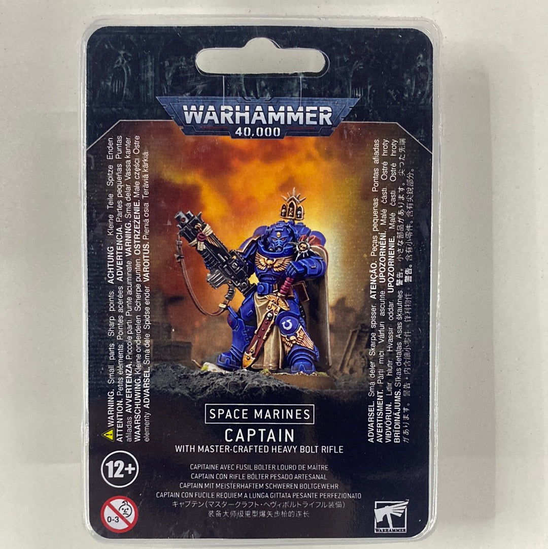 Warhammer 40K - Space Marines - CAPTAIN WITH MASTER-CRAFTED HEAVY BOLT RIFLE