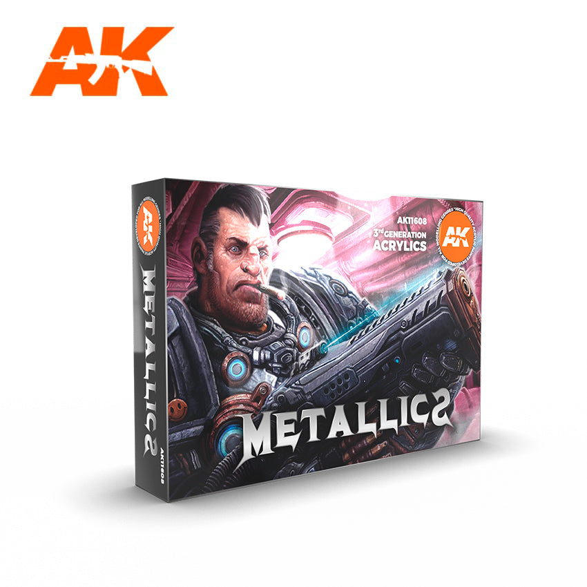 AK Interactive - AK Interactive 3G Metallics Set