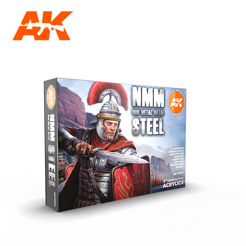 AK Interactive - AK Interactive 3G Non Metallic Metal - Steel Set