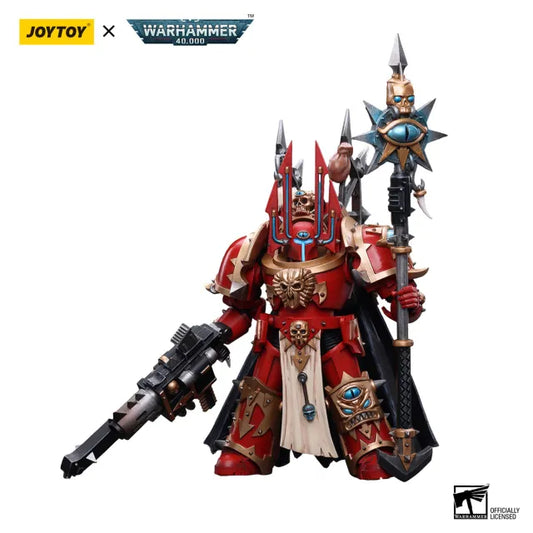 Warhammer 40K - JOYTOY - Chaos Space Marines Crimson Slaughter Sorcerer Lord in Terminator Armour