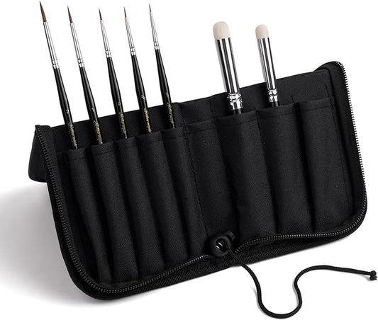 Golden Maple - Brush Set (7-Brush, Black)