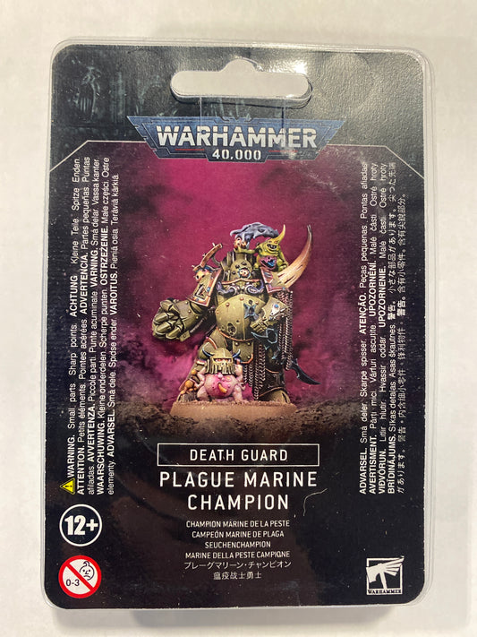 Warhammer 40K - Death Guard - PLAGUE MARINE CHAMPION