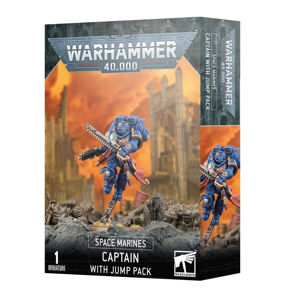 Warhammer 40K - Space Marines - CAPTAIN WITH JUMP PACK