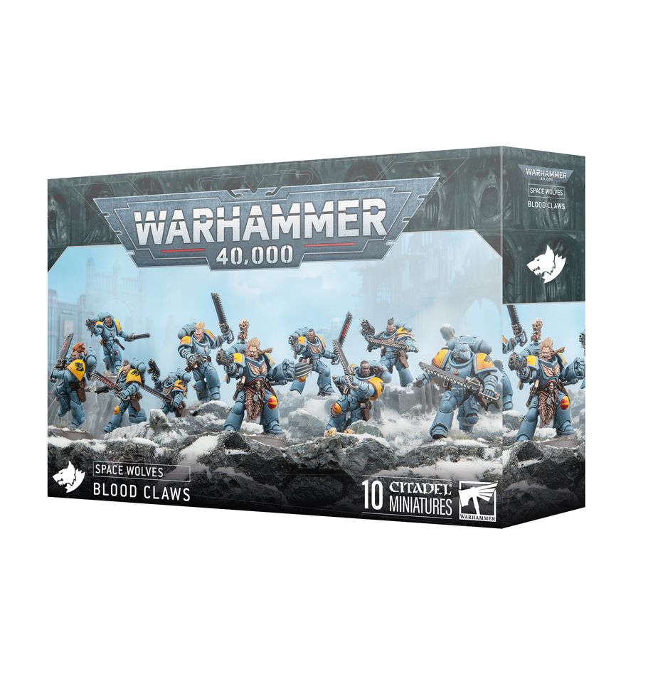 Warhammer 40K - Space Marines - Space Wolves - Blood Claws