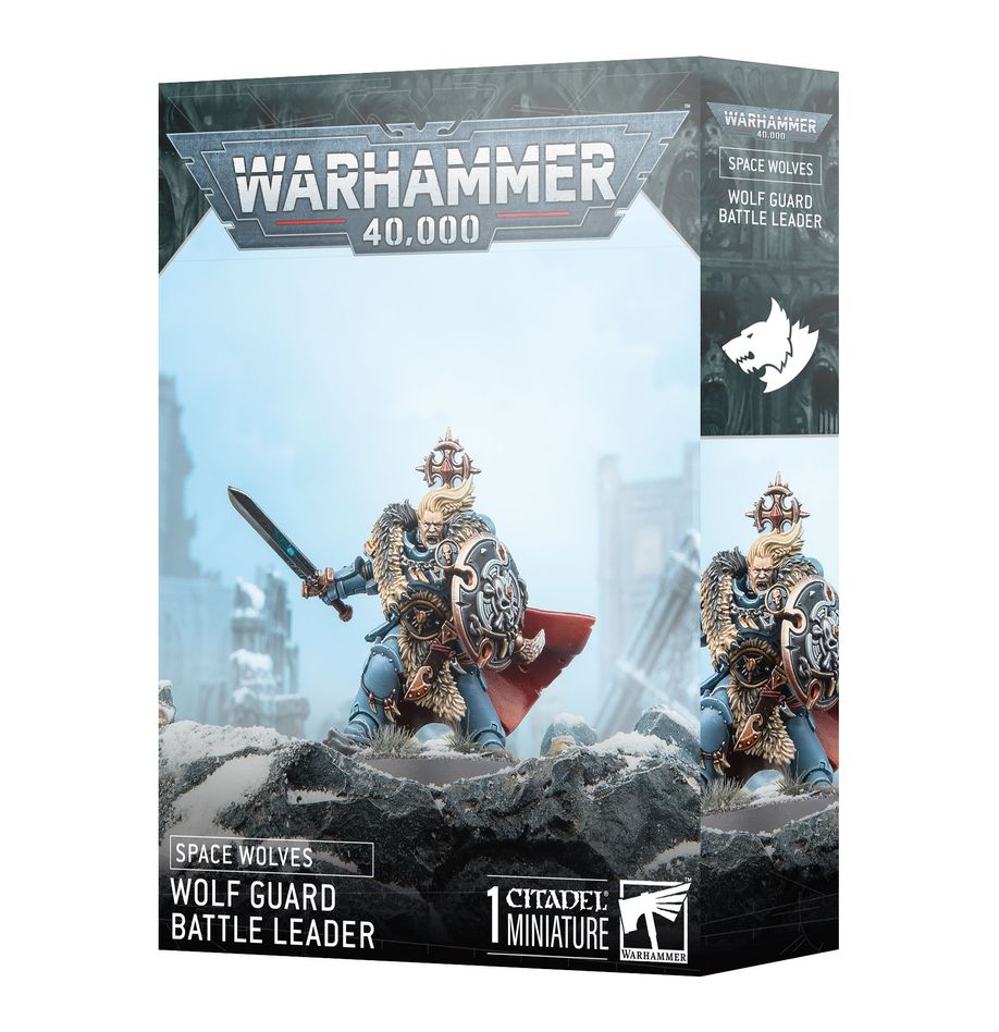 Warhammer 40K - Space Marines - Space Wolves - Wolf Guard Battle Leader