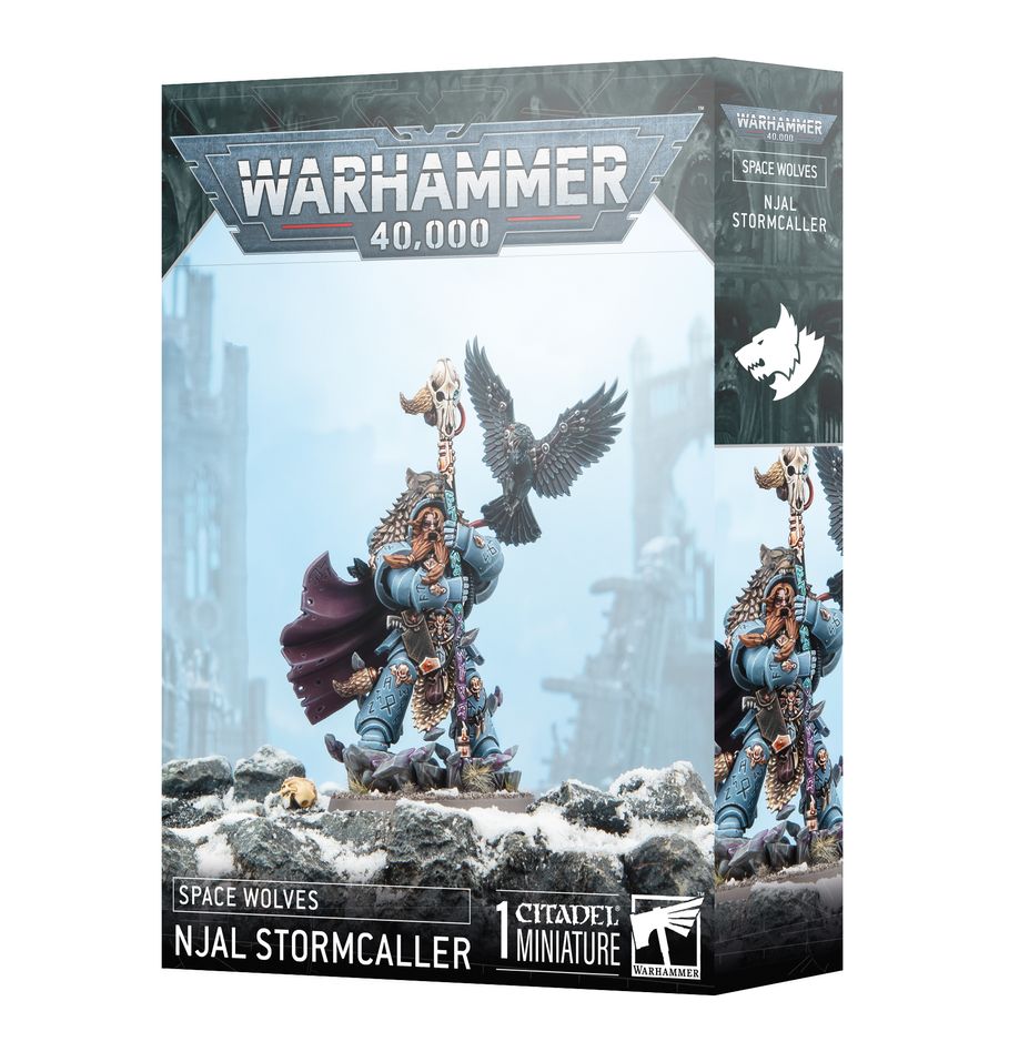 Warhammer 40K - Space Marines - Space Wolves - Njal Stormcaller