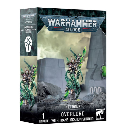 Warhammer 40K - Xenos Armies - Necrons - OVERLORD WITH TRANSLOCATION SHROUD