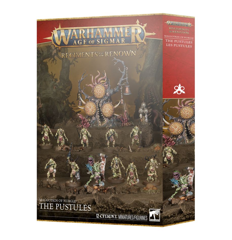 [Pre-order] Warhammer AOS - Maggotkin of Nurgle - MAGGOTKIN OF NURGLE: THE PUSTULES