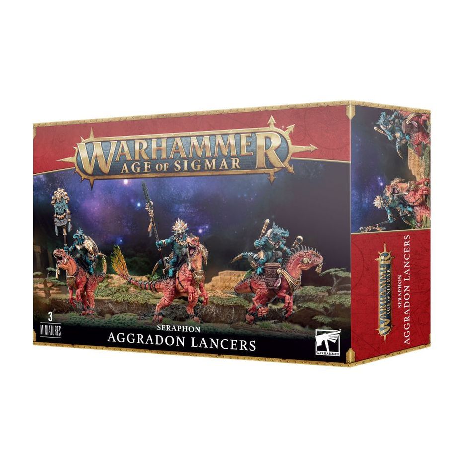 Warhammer AOS - Seraphon - Aggradon Lancers