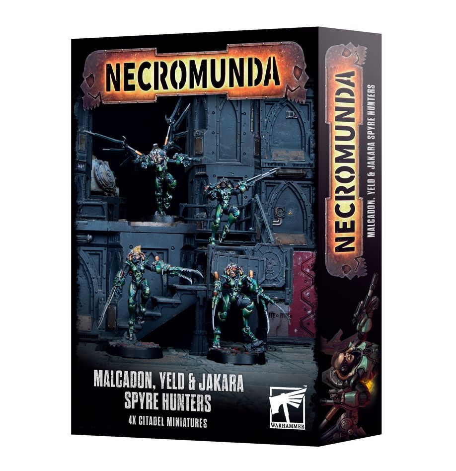 Warhammer Necromunda - Malcadon, Yeld, and Jakara Spyre Hunters