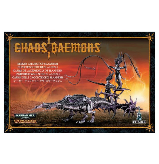 Warhammer 40K - Warhammer AOS - Chaos Daemons - Hedonites of Slaanesh - SEEKER CHARIOT OF SLAANESH - TORMENTBRINGER/BLADEBRINGER - HELLFLAYER