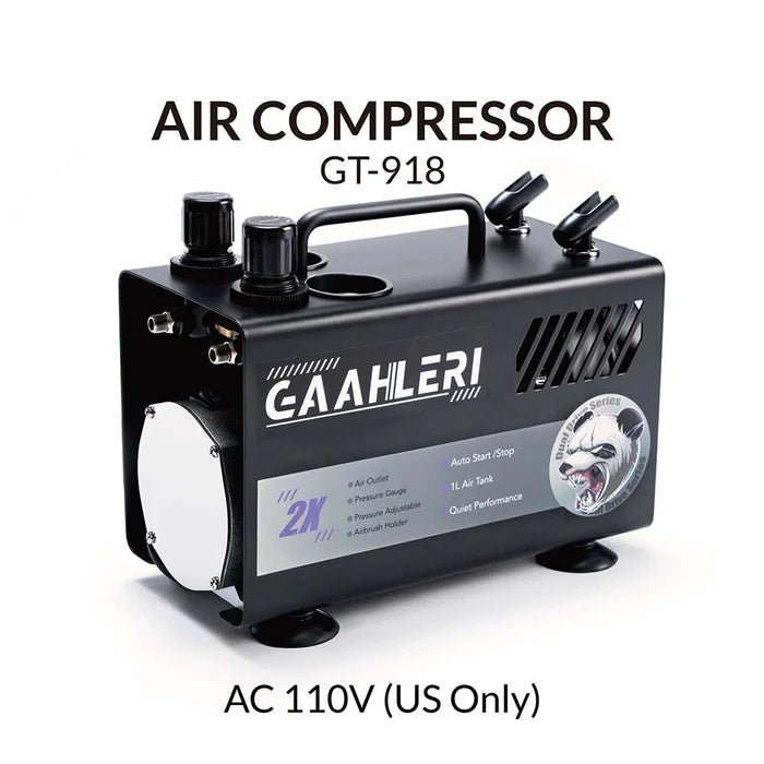 Gaahleri - GT-918 Airbrush Air Compressor(Air Compressor ONLY)