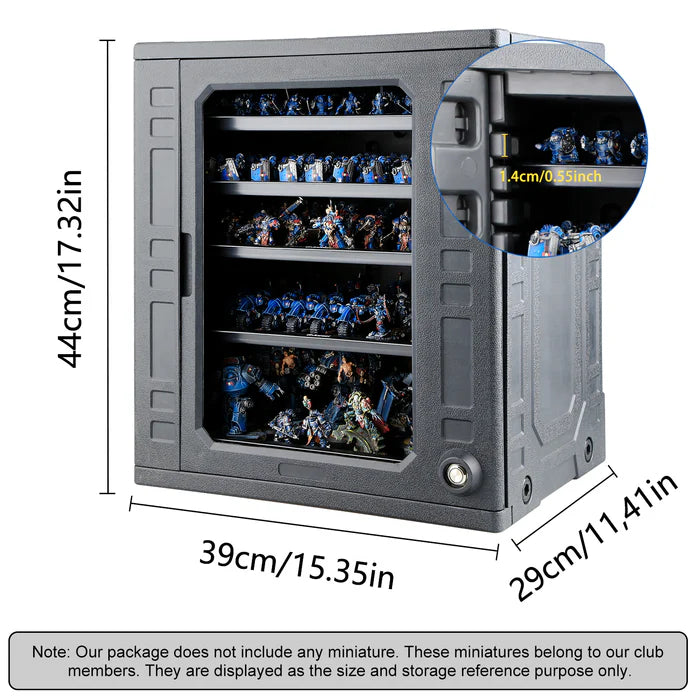 Jucoci - Large Size(03) Miniatures Transport Storage Case With Light
