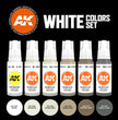 AK Interactive - AK Interactive Acrylic WHITE COLORS SET