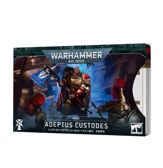 Warhammer 40K - Adeptus Custodes - INDEX CARDS: ADEPTUS CUSTODES (ENG)