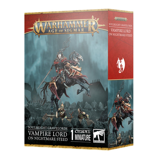 [Pre-order] Warhammer AOS - Souldblight Gravelords - SOULBLIGHT GRAVELORDS: VAMPIRELORD ON NIGHTMARE STEED