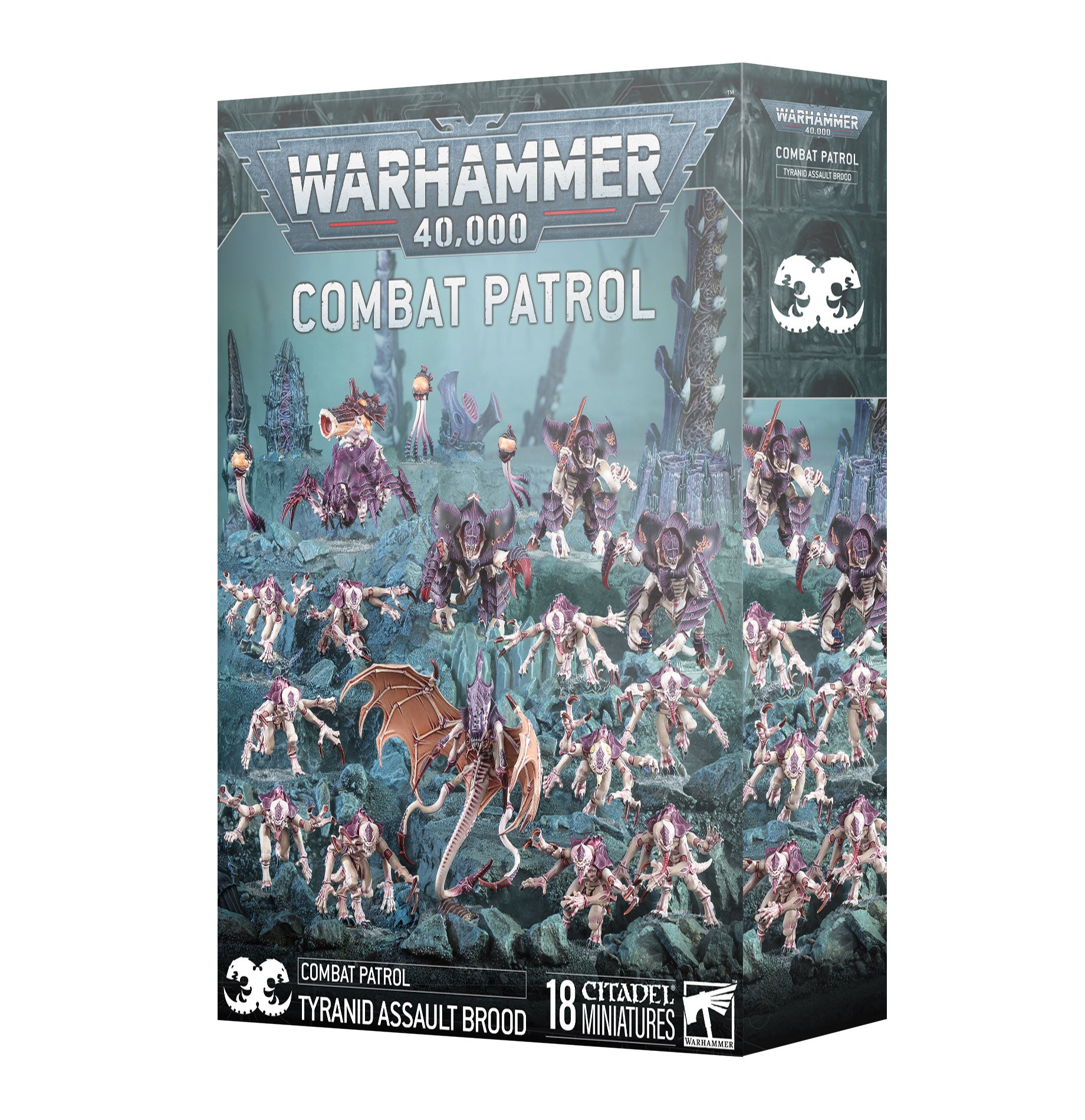 Tyranids Combat Patrol – Warhammer 40K Leviathan Set, No Box, Unassembled & Unpainted