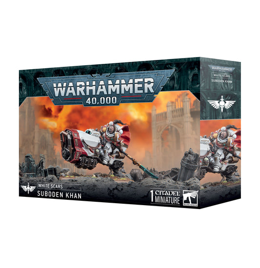 [Pre-order] Warhammer 40K - Space Marines - White Scars - WHITE SCARS: SUBODEN KHAN