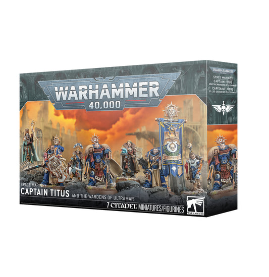 [Pre-order] Warhammer 40K - Space Marines - Ultramarines - CAPTAIN TITUS & THE WARDENS OF ULTRAMAR