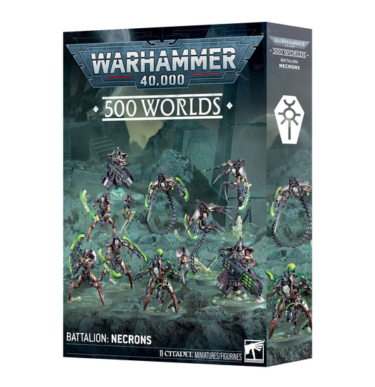 [Pre-order] Warhammer 40K - Necrons - 500 WORLDS BATTALION: NECRONS