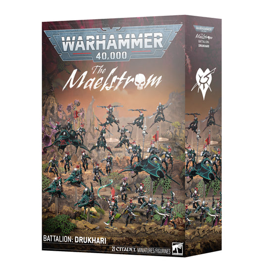[Pre-order] Warhammer 40K - Drukhari - THE MAELSTROM BATTALION: DRUKHARI
