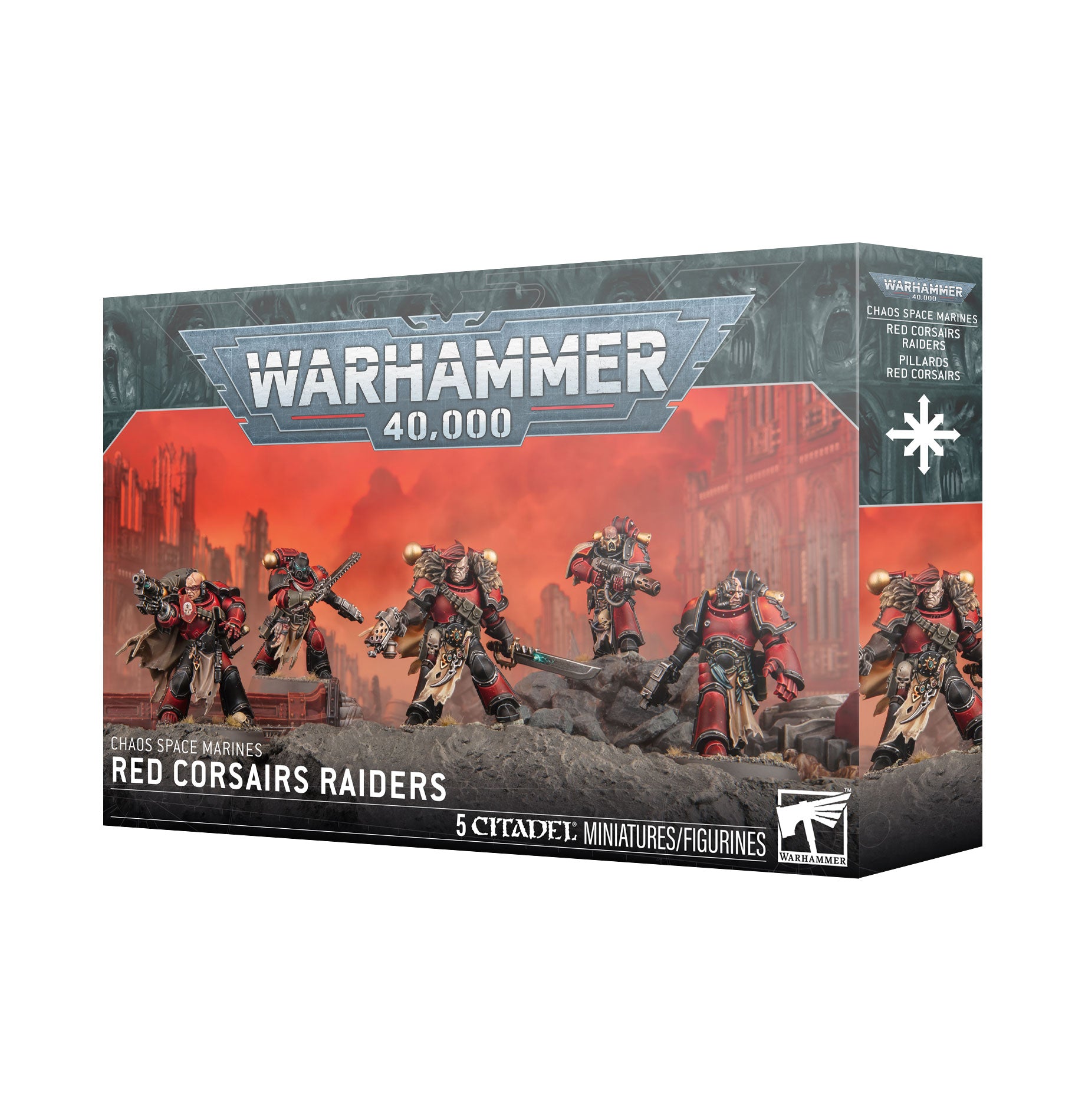 [Pre-order] Warhammer 40K - Chaos Space Marines - RED CORSAIRS RAIDERS