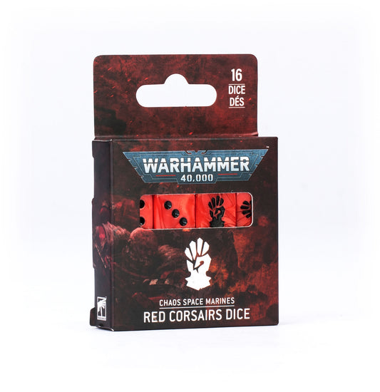 [Pre-order] Warhammer 40K - Chaos Space Marines - RED CORSAIRS DICE