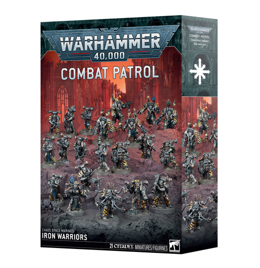 [Pre-order] Warhammer 40K - Chaos Space Marines - Iron Warriors - COMBAT PATROL: IRON WARRIORS