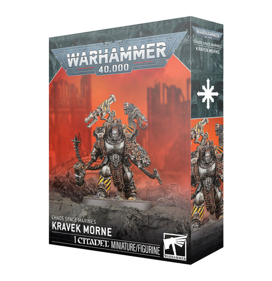 [Pre-order] Warhammer 40K - Chaos Space Marines - Iron Warriors - KRAVEK MORNE