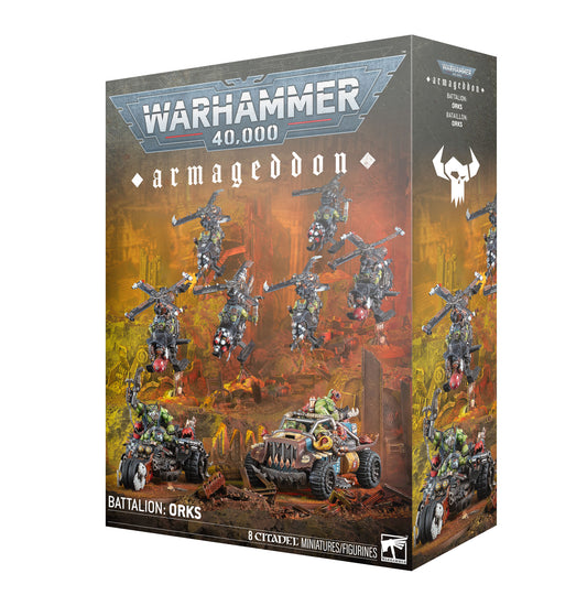 Warhammer 40K - ARMAGEDDON BATTALION: ORKS