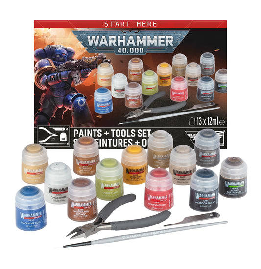 Warhammer 40K - Space Marines - Orks - 40K PAINTS+TOOLS