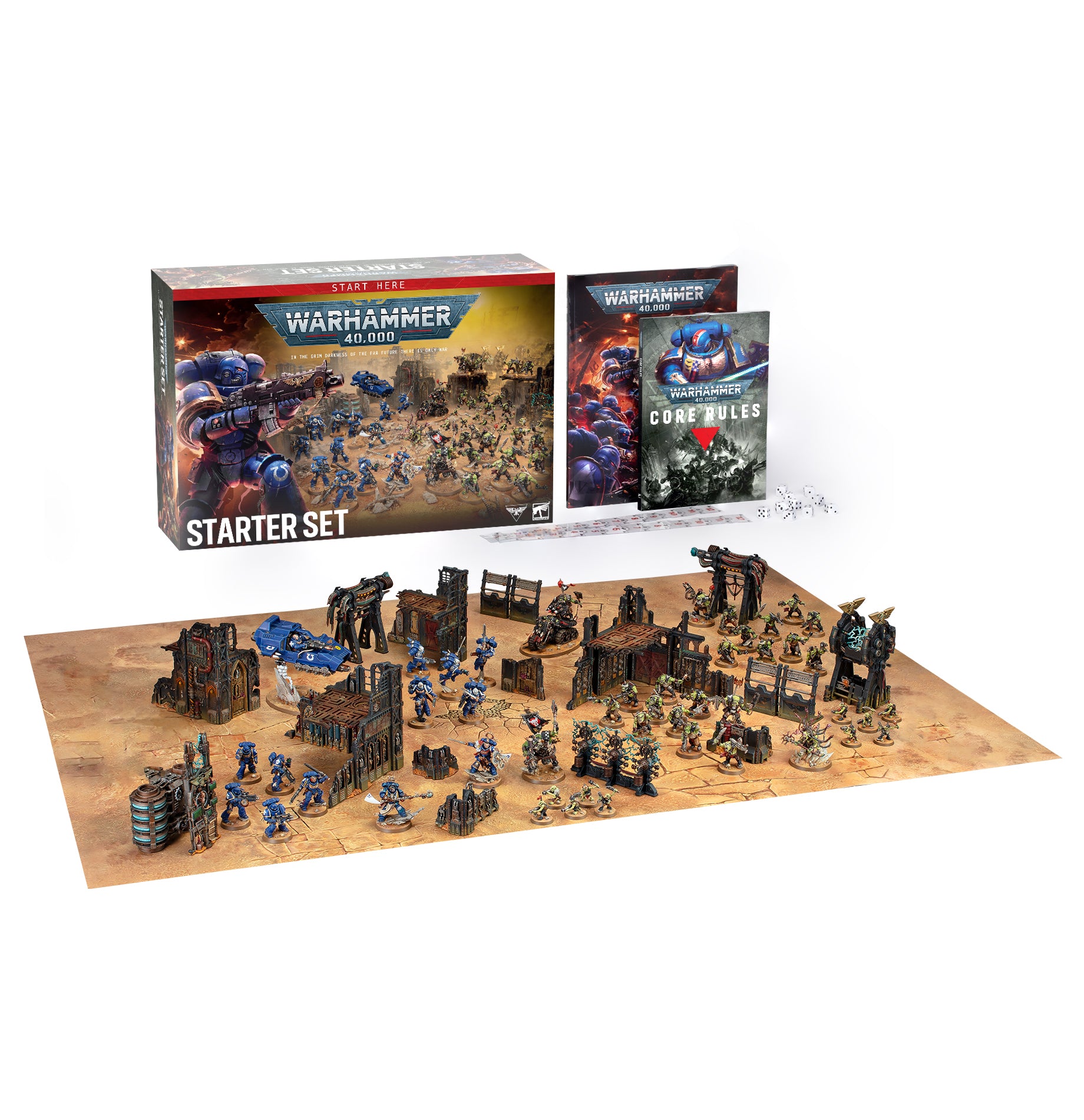 [Pre-order] Warhammer 40K - Space Marines - Orks - WARHAMMER 40000: STARTER SET