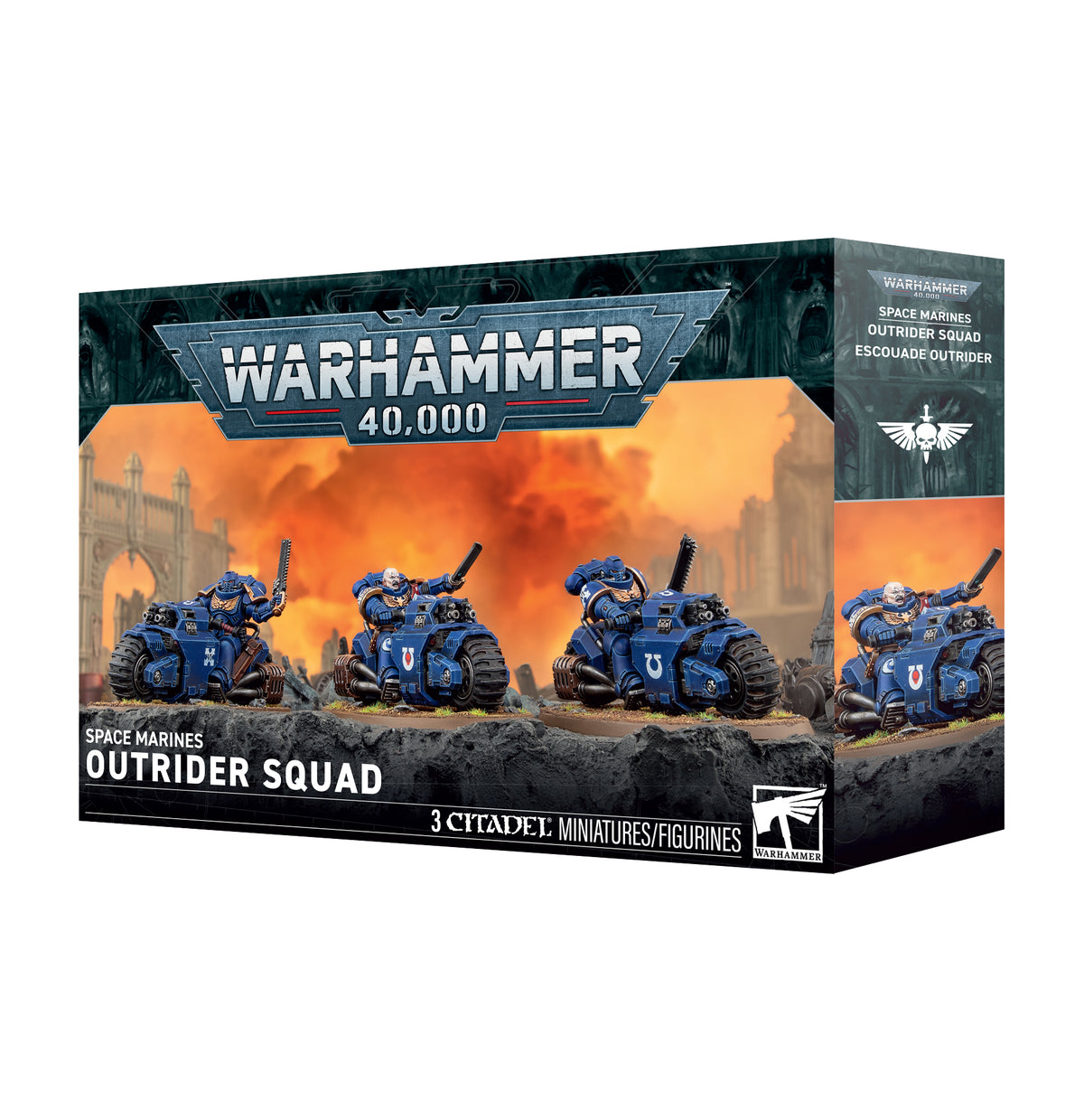 [Pre-order] Warhammer 40K - Space Marines - Ultramarines - SPACE MARINES: OUTRIDER SQUAD