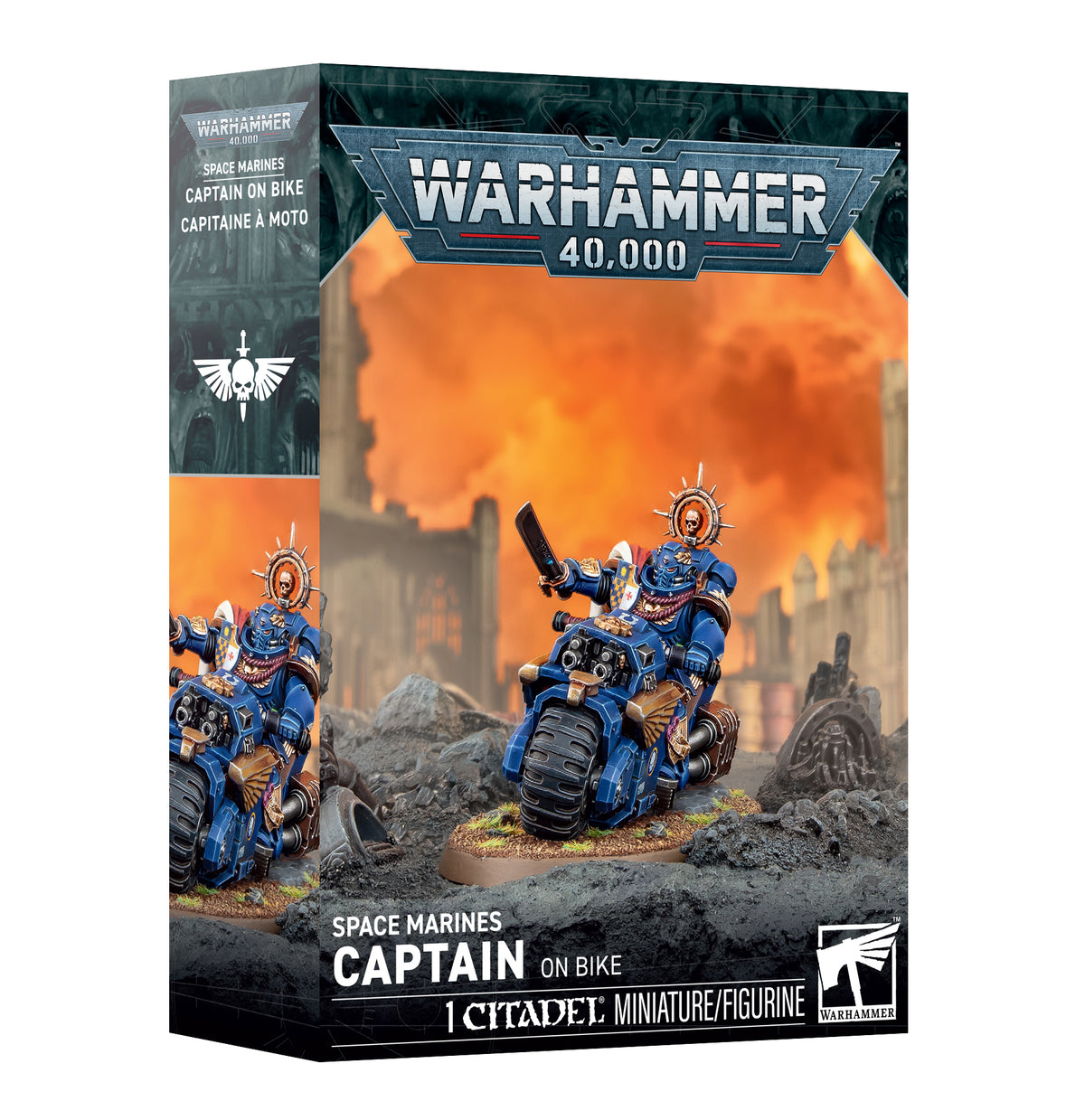 [Pre-order] Warhammer 40K - Space Marines - SPACE MARINES: CAPTAIN ON BIKE