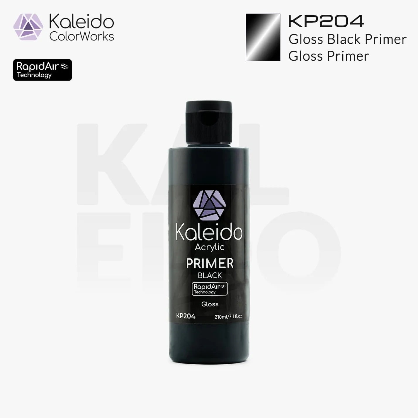 Gaahleri - Kaleido ColorWorks - KP204 Gloss Black Primer 210ml