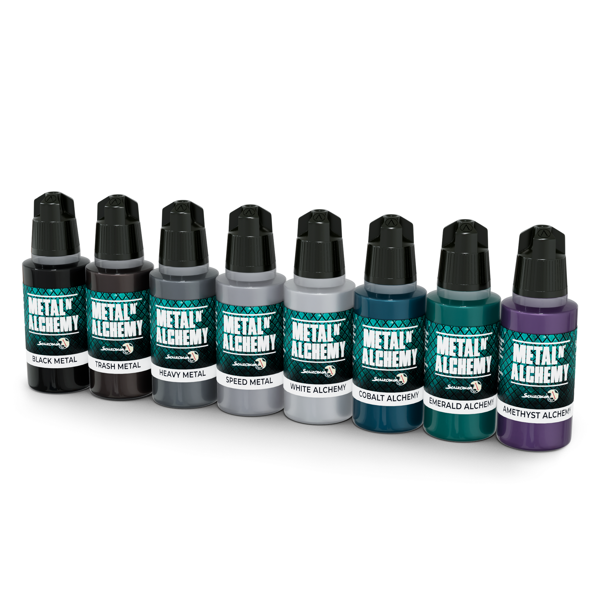 Scale75 - METAL and ALCHEMY STEEL paint set