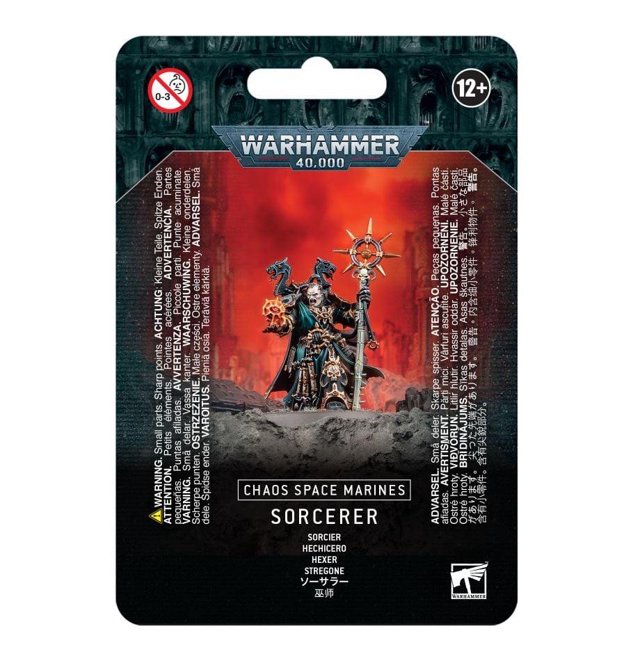 Warhammer 40k - Chaos Space Marine - CHAOS SPACE MARINES SORCERER