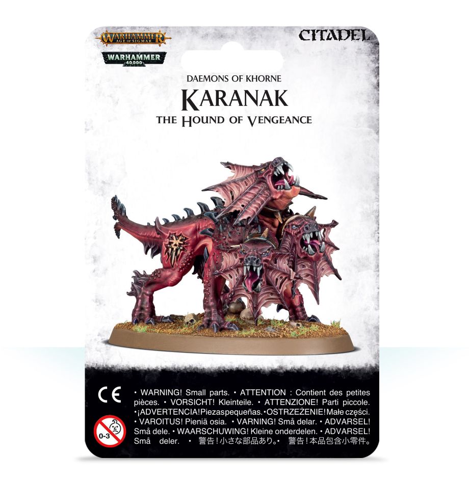 Warhammer 40K - Chaos Daemons - KARANAK, THE HOUND OF VENGEANCE