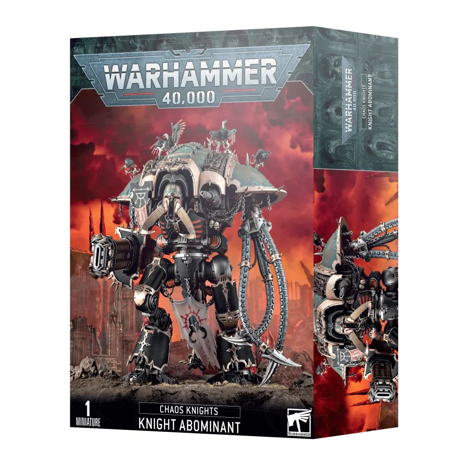 Warhammer 40K - Chaos Knihgts - KNIGHT ABOMINANT - KNIGHT DESECRATOR - KNIGHT RAMPAGER