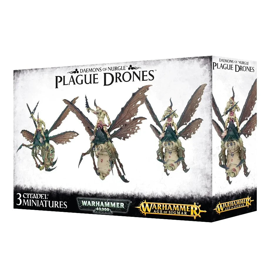 Warhammer 40K - Chaos Daemons - Death Guard - PLAGUE DRONES OF NURGLE